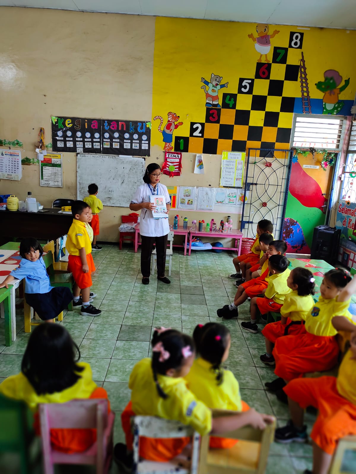 Pembelajaran di TK maradi Yuana Rangkasbitung