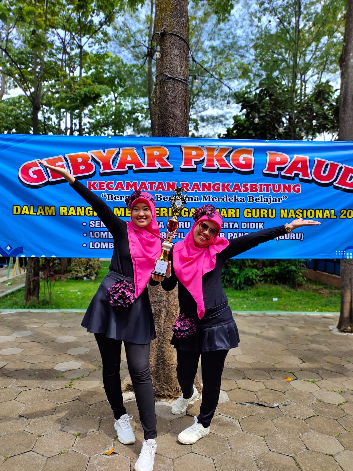 Juara 1 Lomba Senam Gebyar PAUD se Kecamatan Rangkasbitung